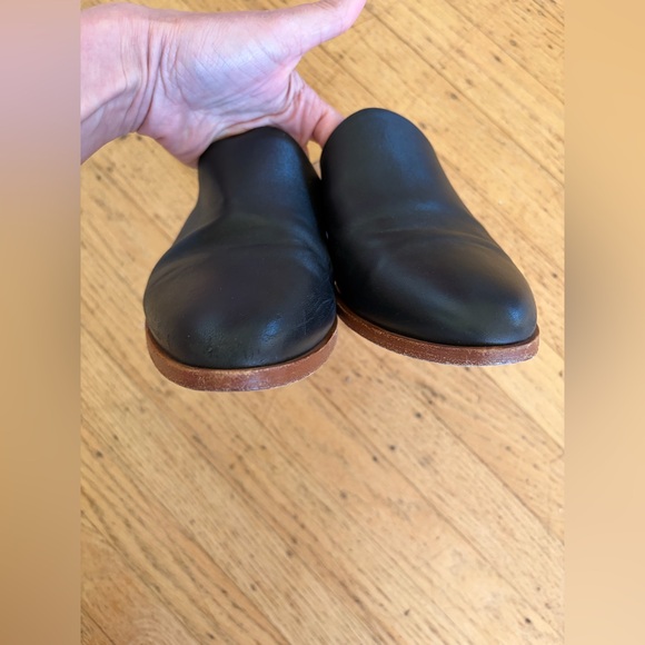 Soludos leather mule pointed toe block heal - Picture 5 of 15